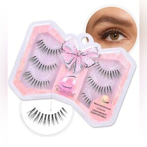 Natural & Delicate Eyelash Set - Black